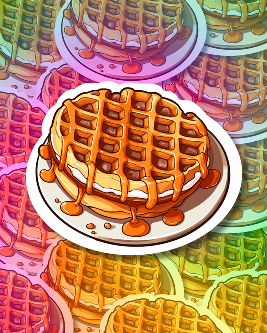 Honey Waffles Vinyl Sticker