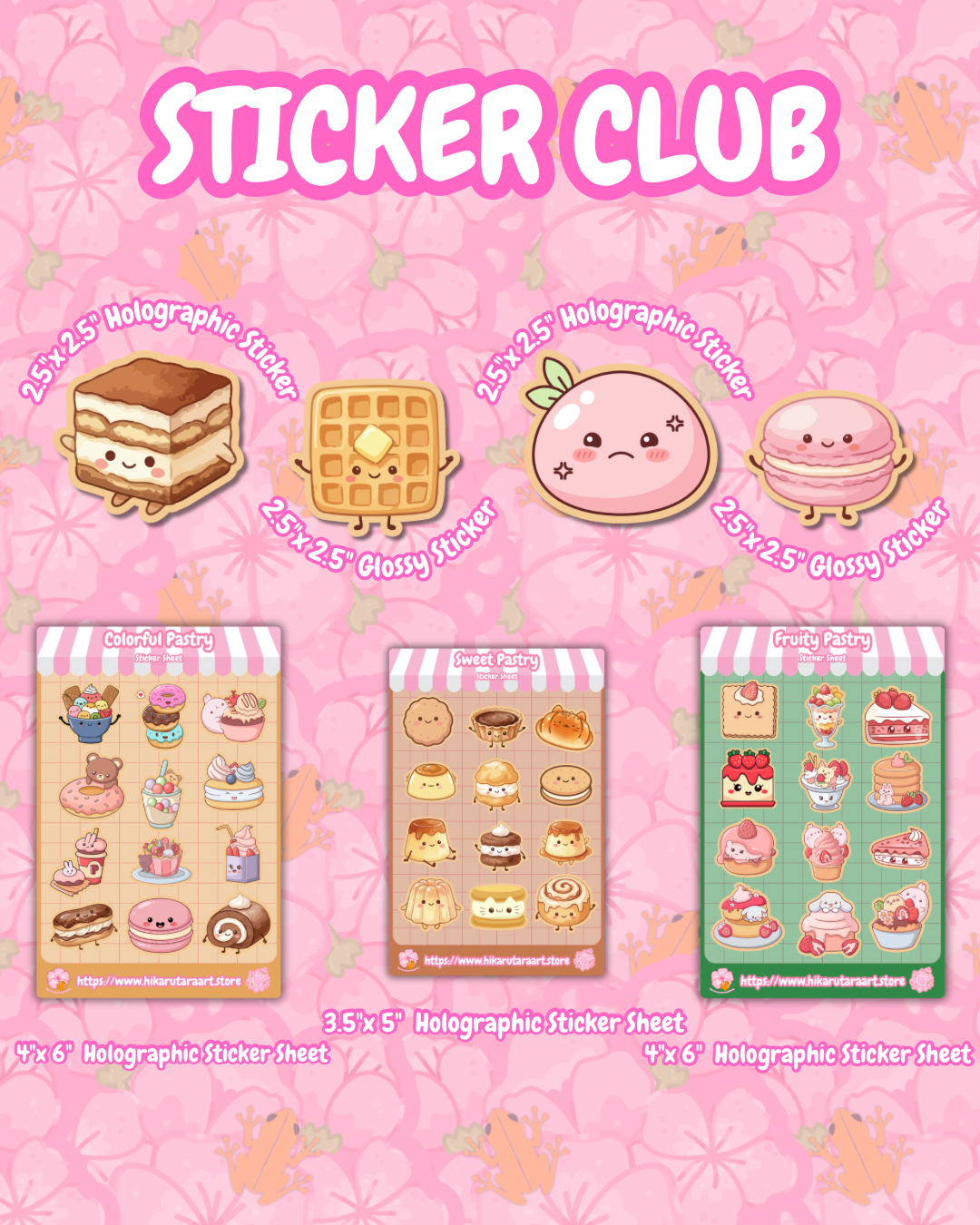 🥐May Sticker Club: Pastry Cuties🥐