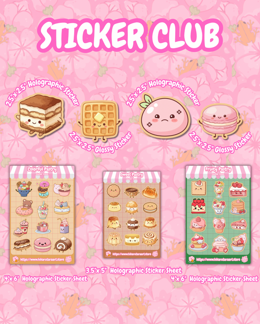 🥐May Sticker Club: Pastry Cuties🥐