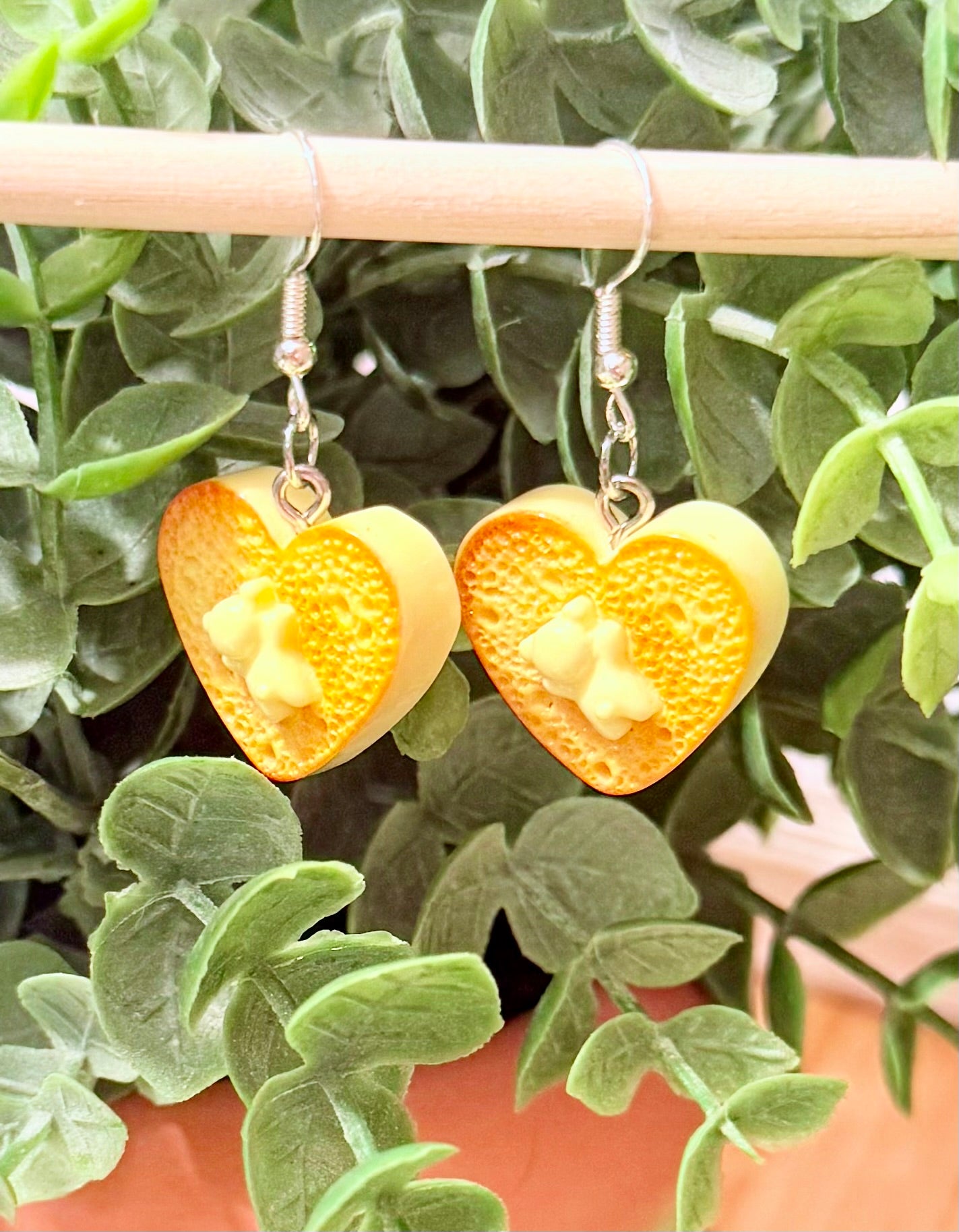 French Toast Love Earrings