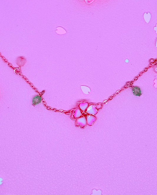 Natural Cherry Blossom Necklace