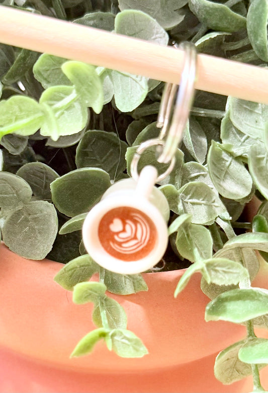 Barista Mug Keychain