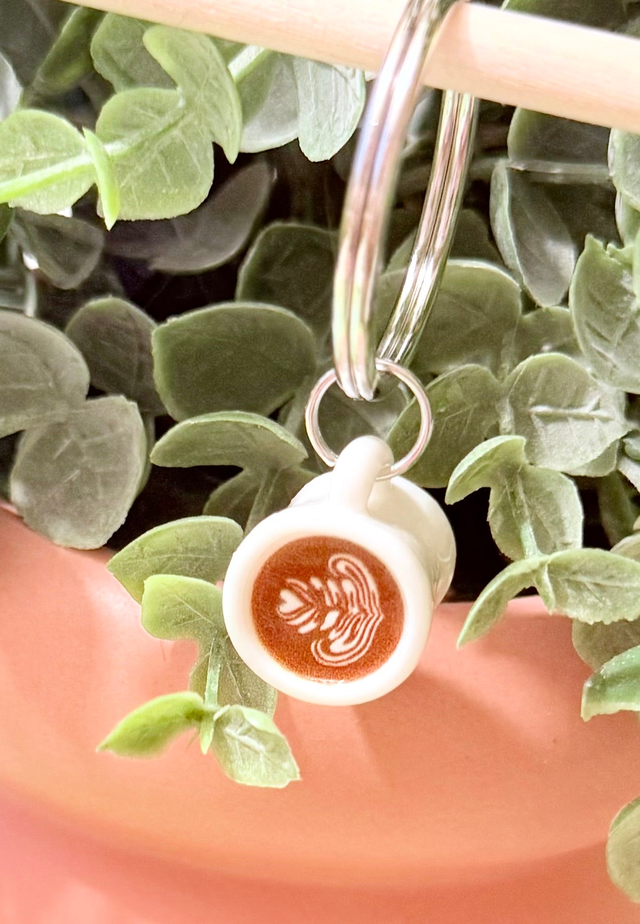 Barista Love Mug Keychain