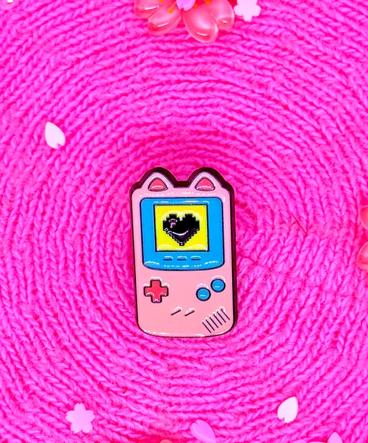 Game Boy Love Enamel Pin