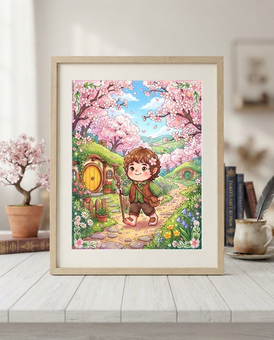 Hobbit Trail Art Print