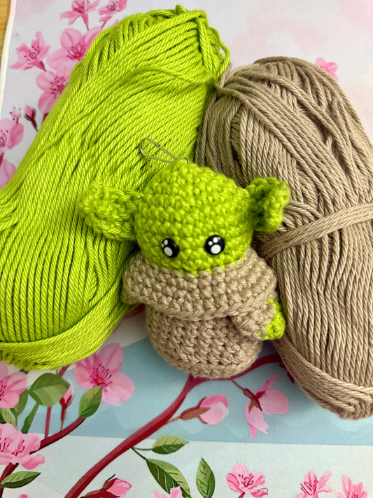 Grogu Baby Yoda Knitted Plushie Amigurumi