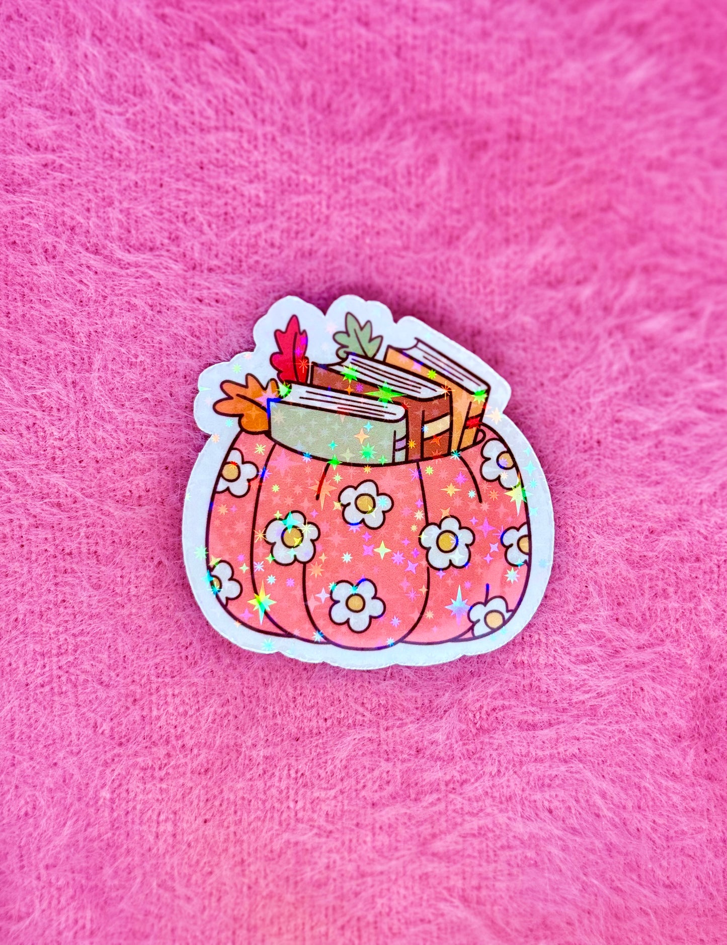 Pink Pumpkin Books Magnet