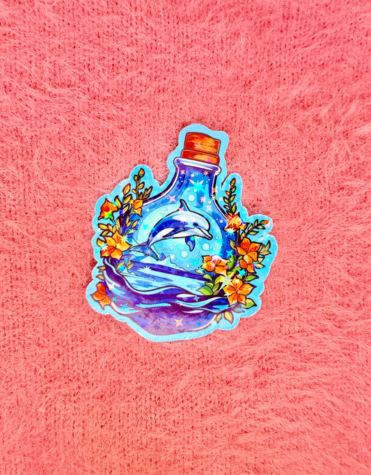 Dolphin Posion Magnet