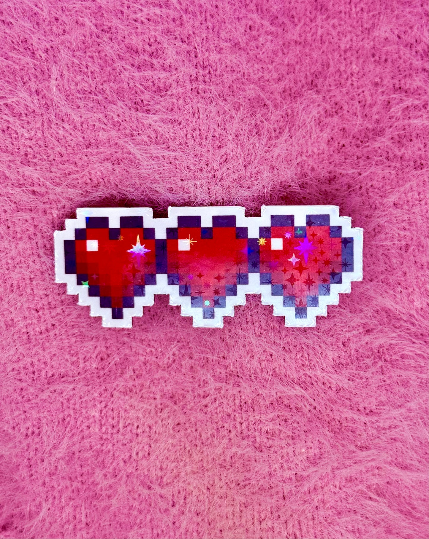 Pixel Heart Magnet