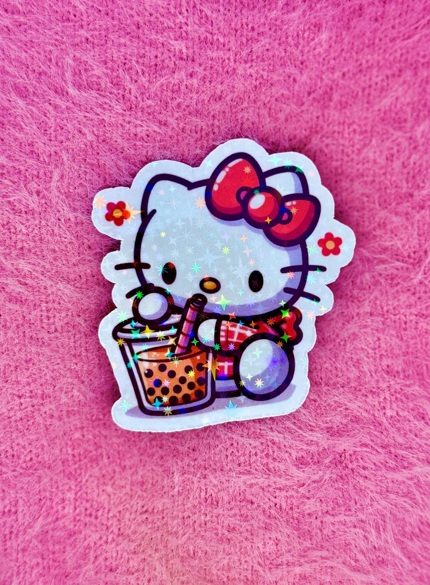 Boba Hello Kitty Magnet