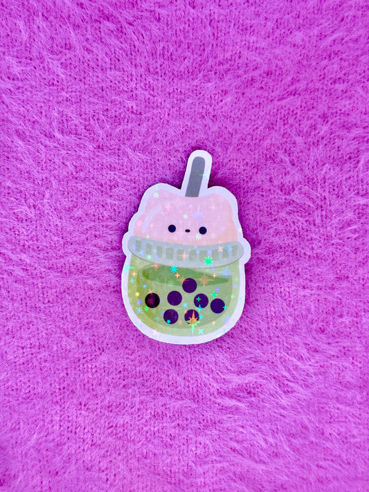 Green Boba Cutie Magnet