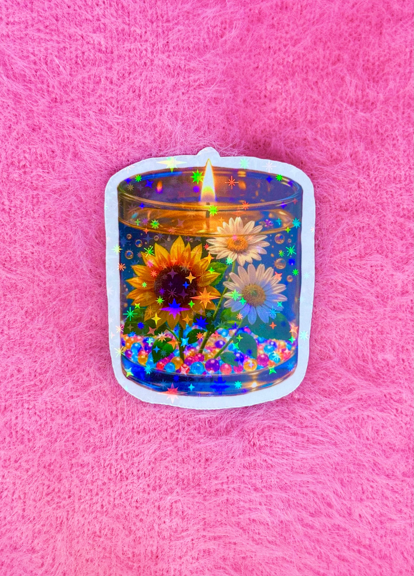 Sunflower Candle Magnet