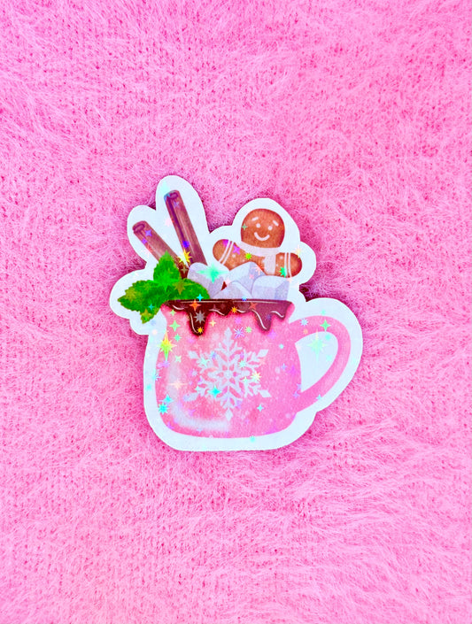 Gingerbread Hot Cocoa Magnet