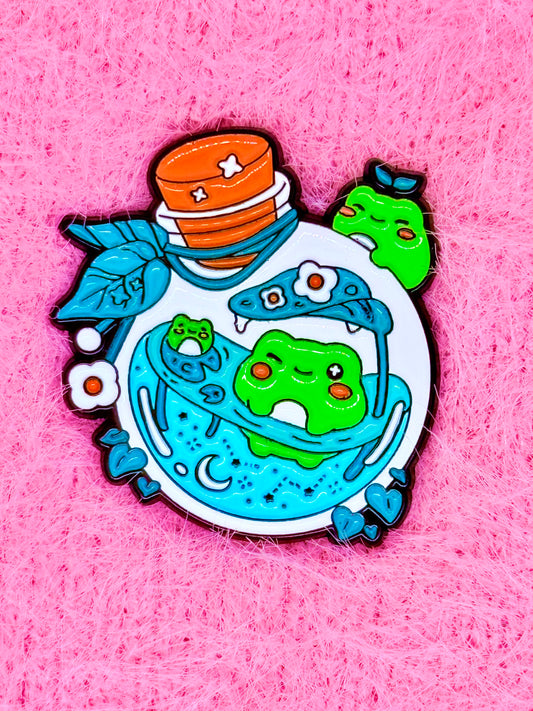 Frogs Summer Enamel Pin