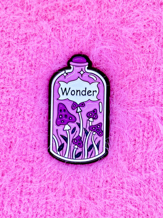Wonder Shrooms Enamel Pin
