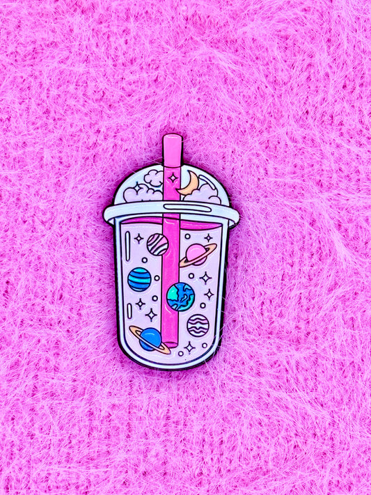 Planet Smoothie Enamel Pin