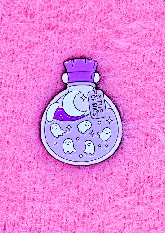 Bottle of Boos Enamel Pin