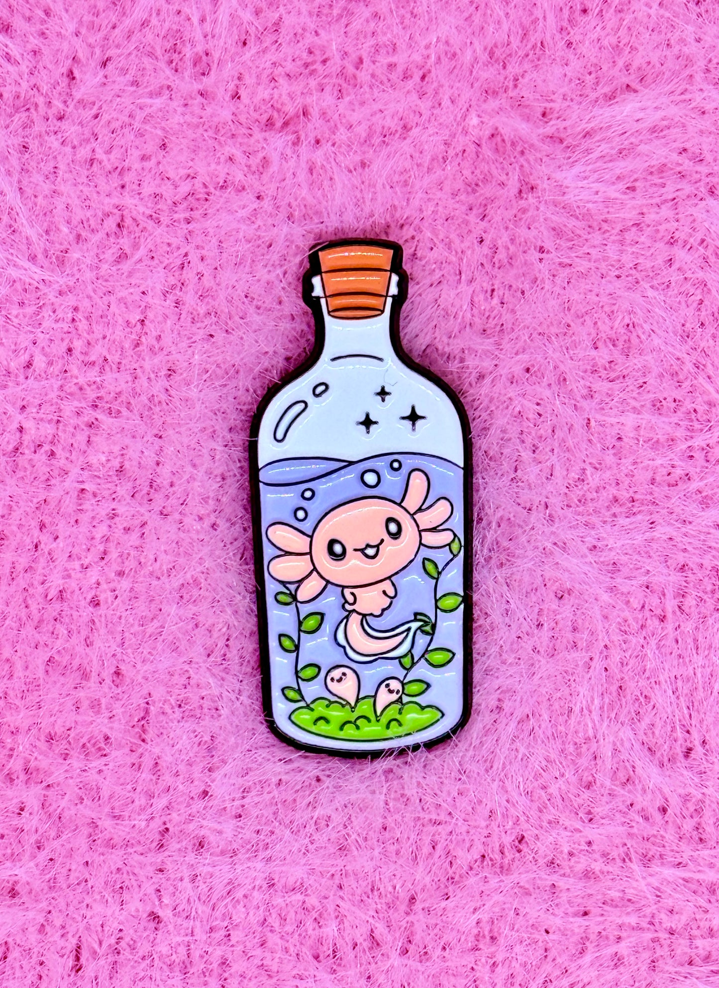 Axolotl Jar Enamel Pin