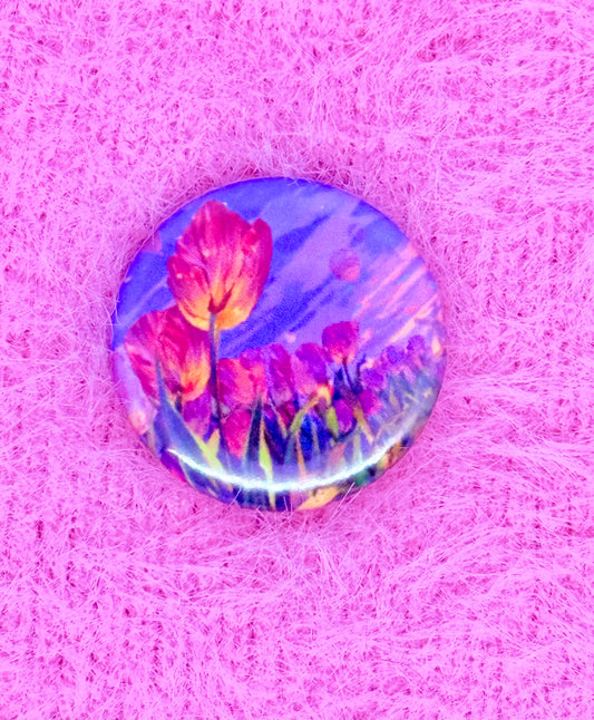Tulip Sunrise Mini Button Pin