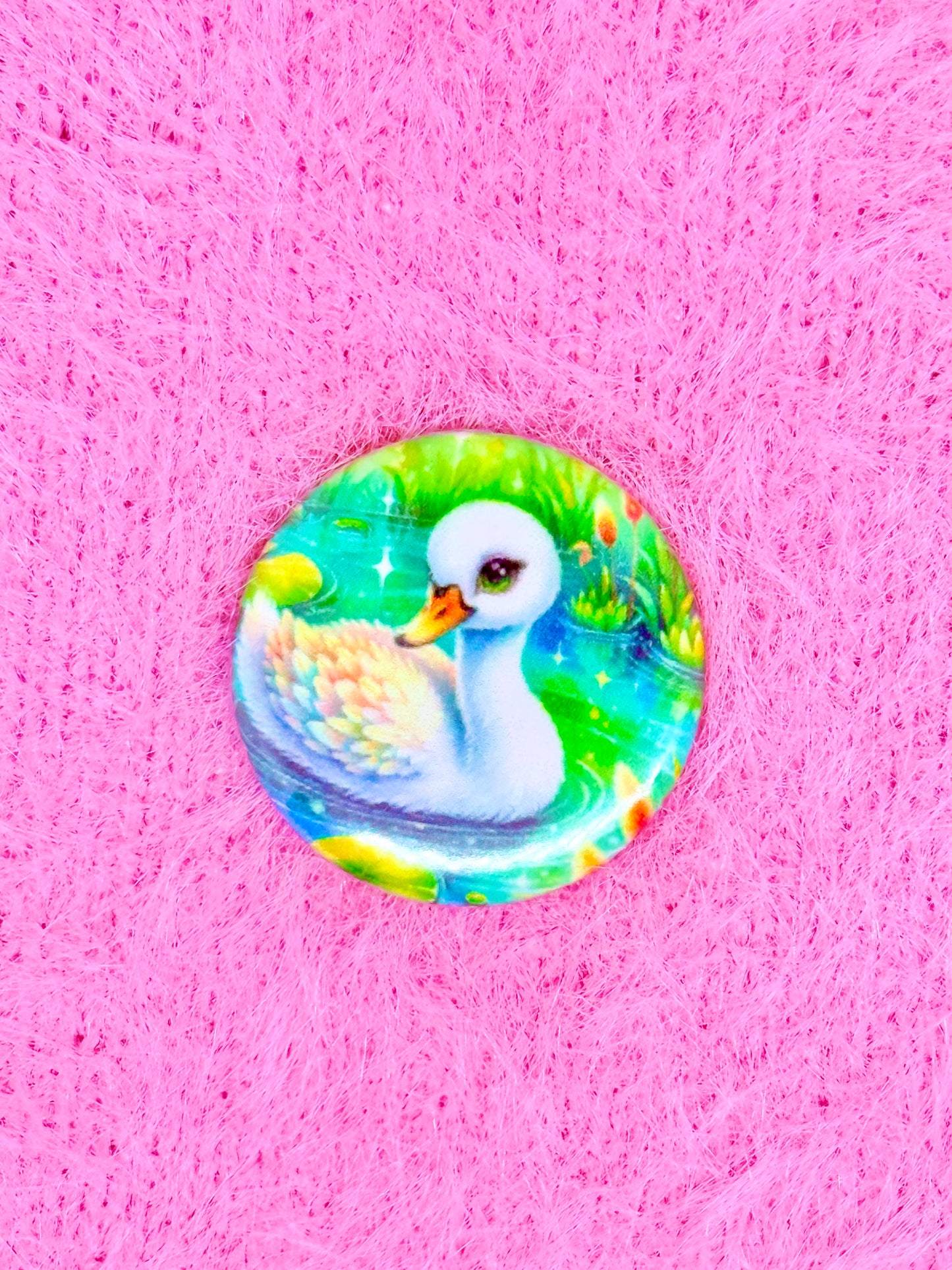 Beauty Duck Mini Button Pin