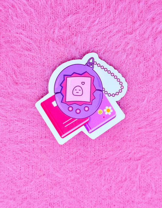 Tamagotchi Books Vinyl Sticker