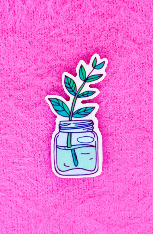 Water Plant Vinyl Sticker
