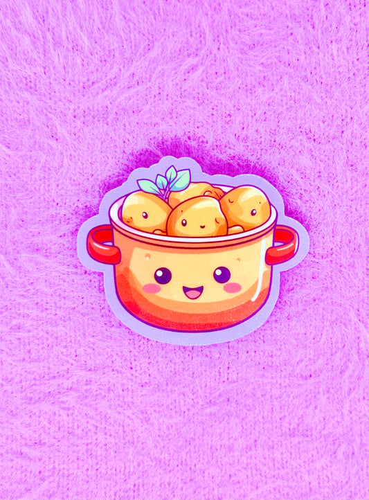 Warm Pot Vinyl Sticker