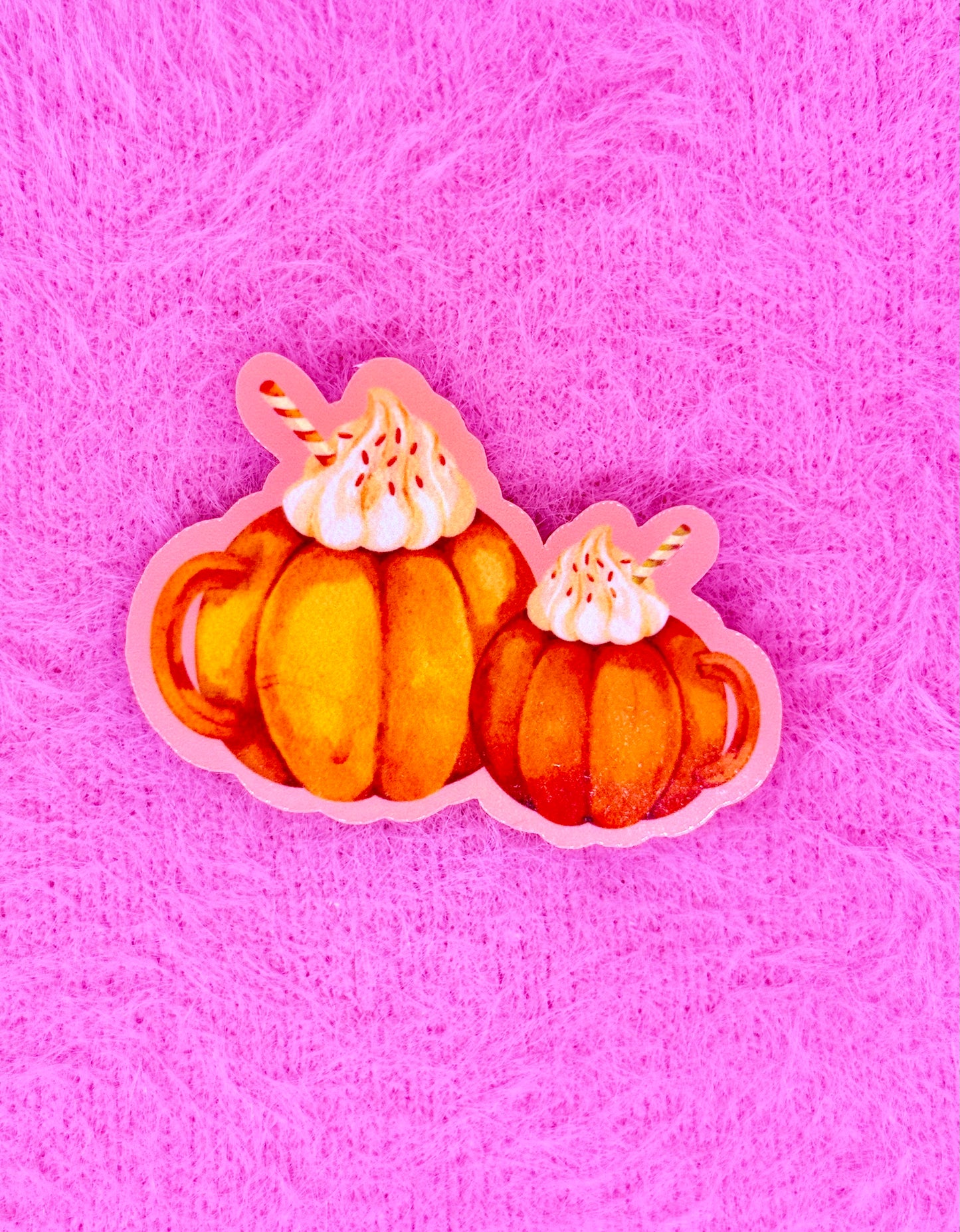 Pumpkin Latte Vinyl Sticker