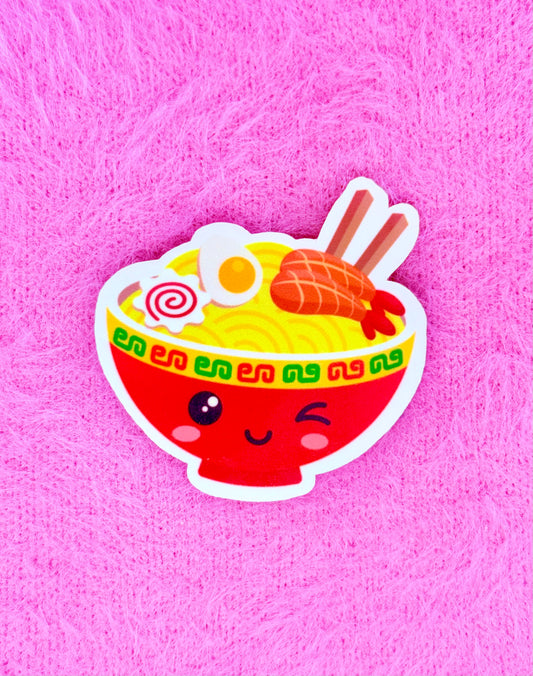 Kawaii Noodles Vinyl Sticker