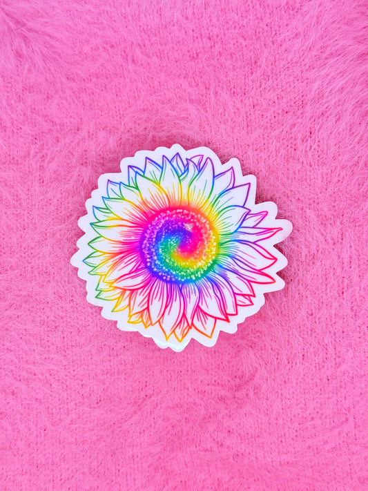 Autism Sunflower Vinyl Sticker