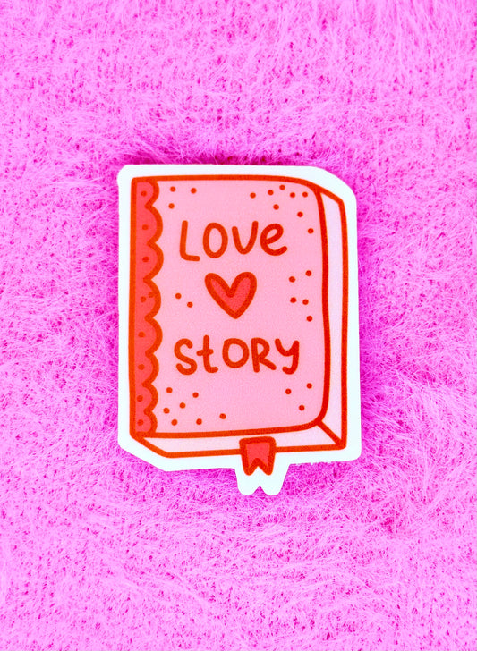 Love Story Vinyl Sticker