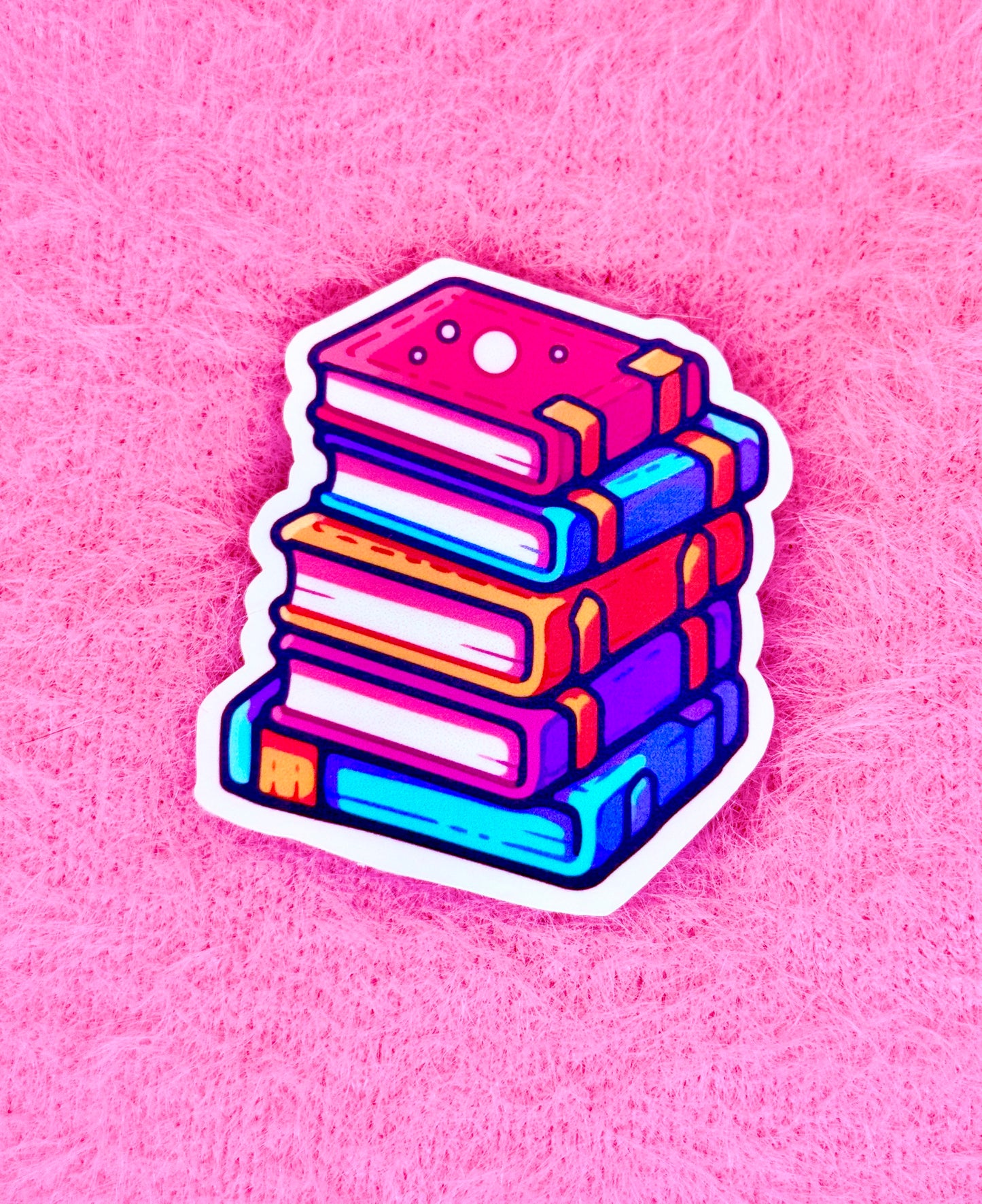 Vibrant Books Vinyl Sticker