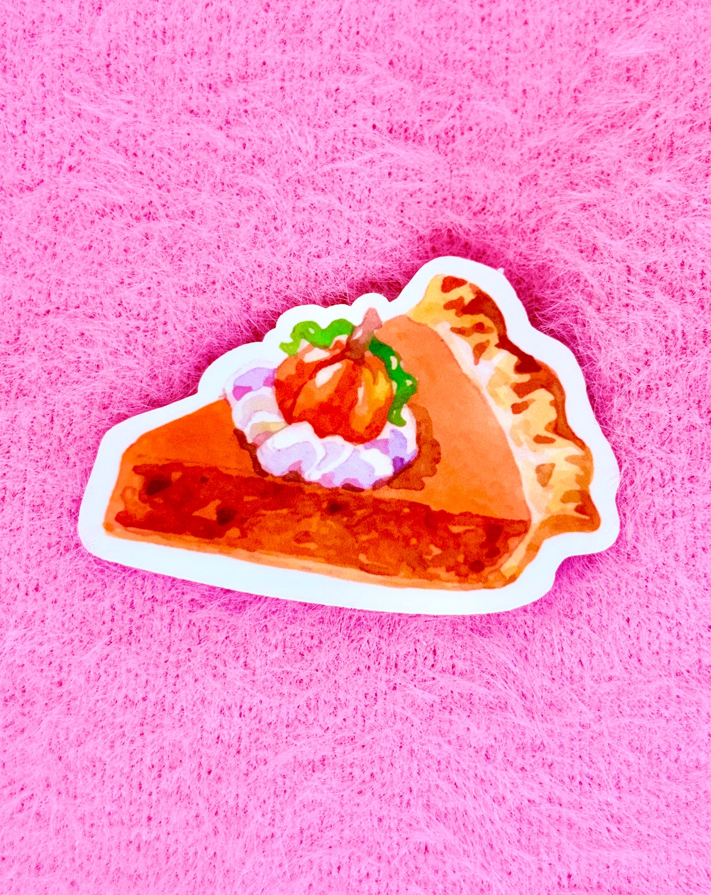Pumpkin Pie Vinyl Sticker