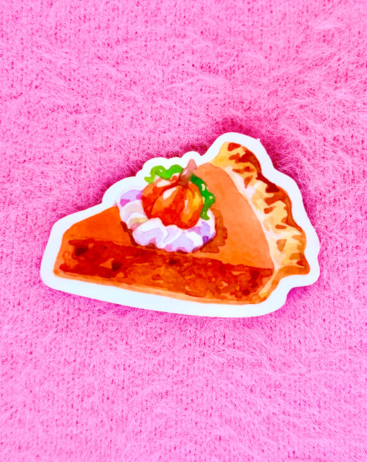 Pumpkin Pie Vinyl Sticker