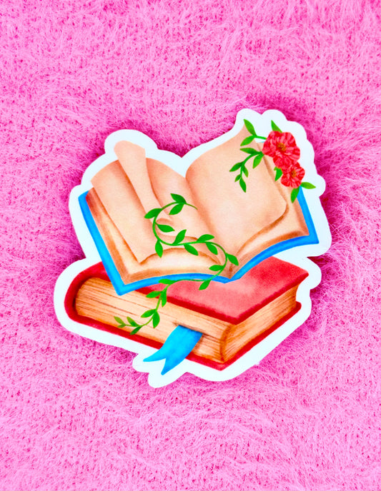 Spring Books Vinyl Sticker
