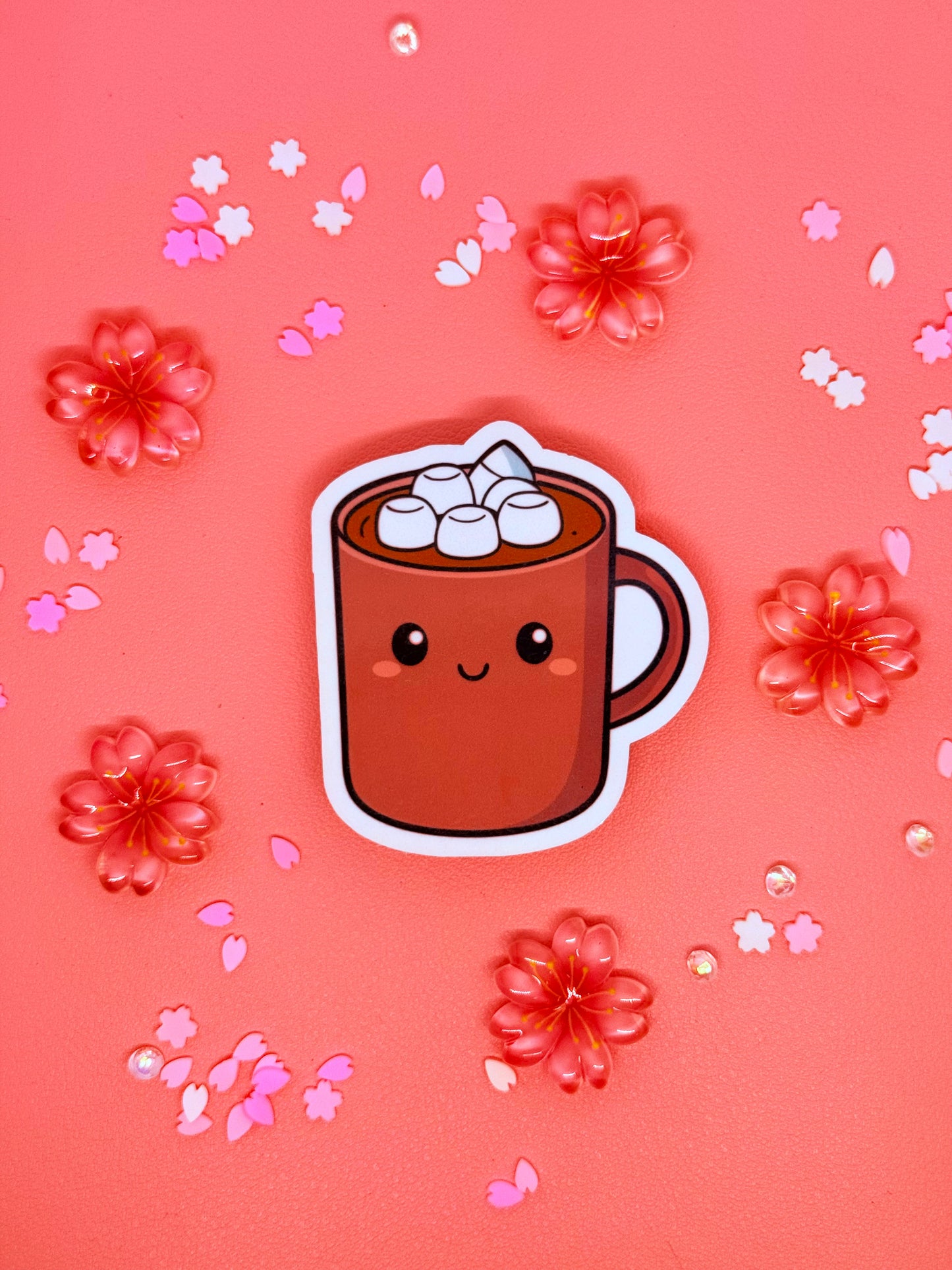 Hot Cocoa Vinyl Sticker
