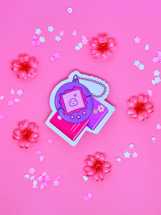 Tamagotchi Books Vinyl Sticker