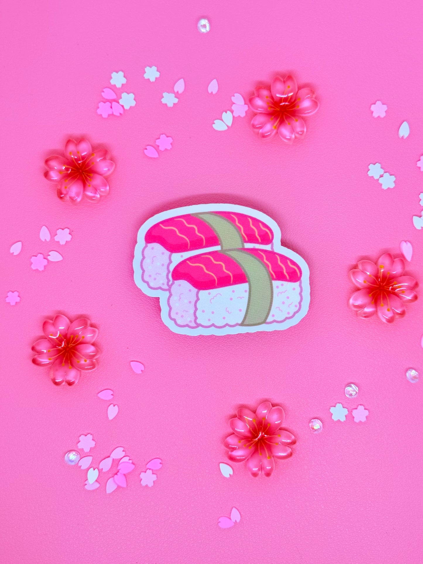 Musubi Bite Vinyl Sticker