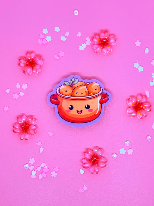 Warm Pot Vinyl Sticker
