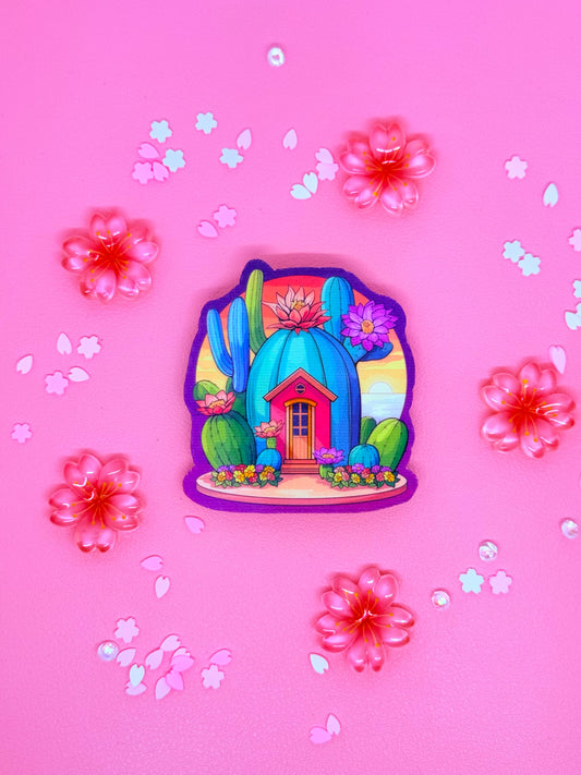 Cactus Home Vinyl Sticker