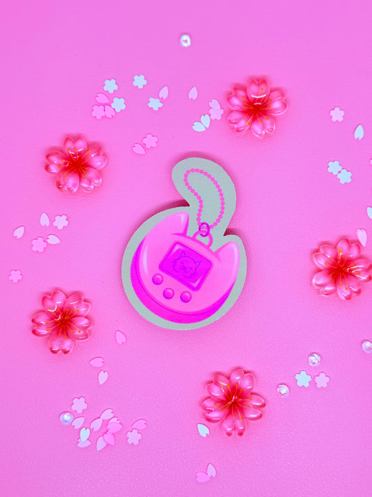 Tamagotchi Cat Vinyl Sticker