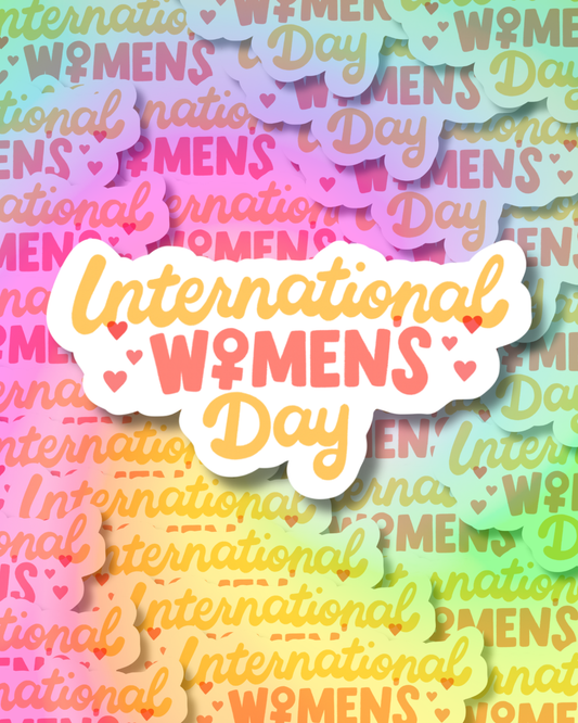 International Women's Day Vinyl Sticker