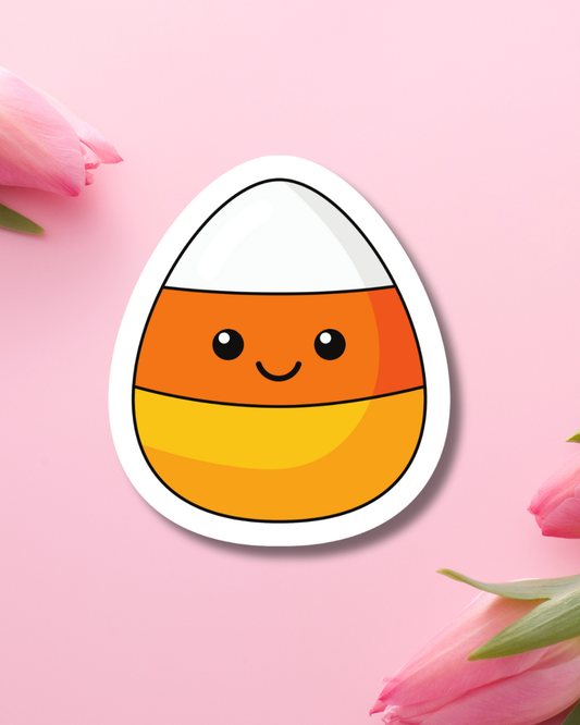 Kawaii Candy Corn Vinyl Sticker