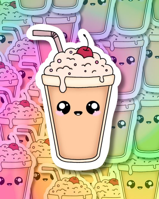 Kawaii Milkshake Vinyl Sticker