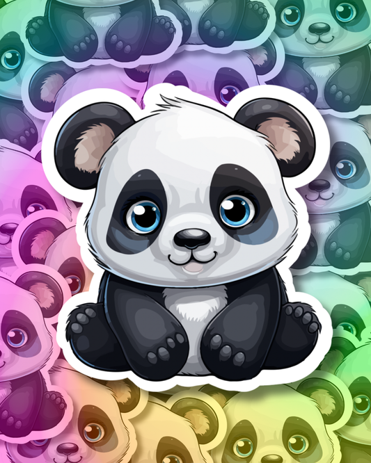 Kawaii Panda Vinyl Sticker