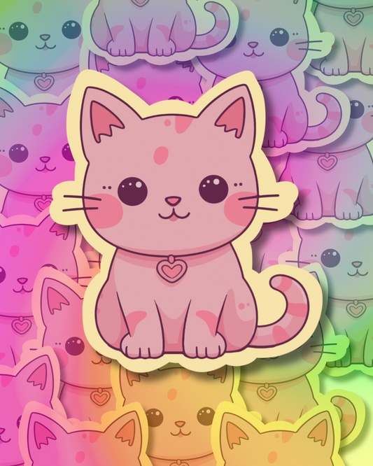 Kawaii Cat Vinyl Sticker