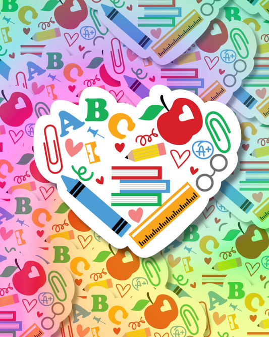 Knowledge Love Vinyl Sticker
