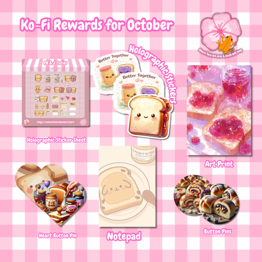 🥜October Ko-Fi Rewards: PB & J Dream🥜