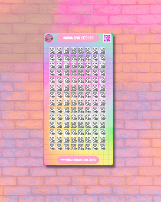 Hobonichi Cousin Laundry Tab Sticker Sheet