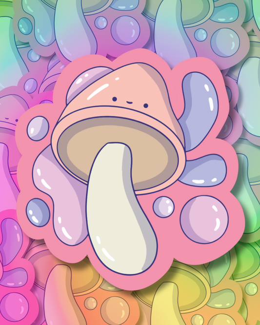 Loosy Shroom Vinyl Sticker